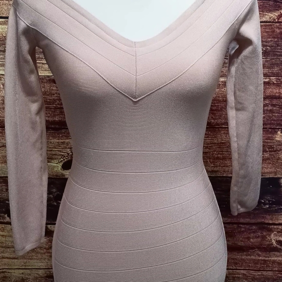 Marciano Blush Bandage Dress Small - Picture 9 of 12